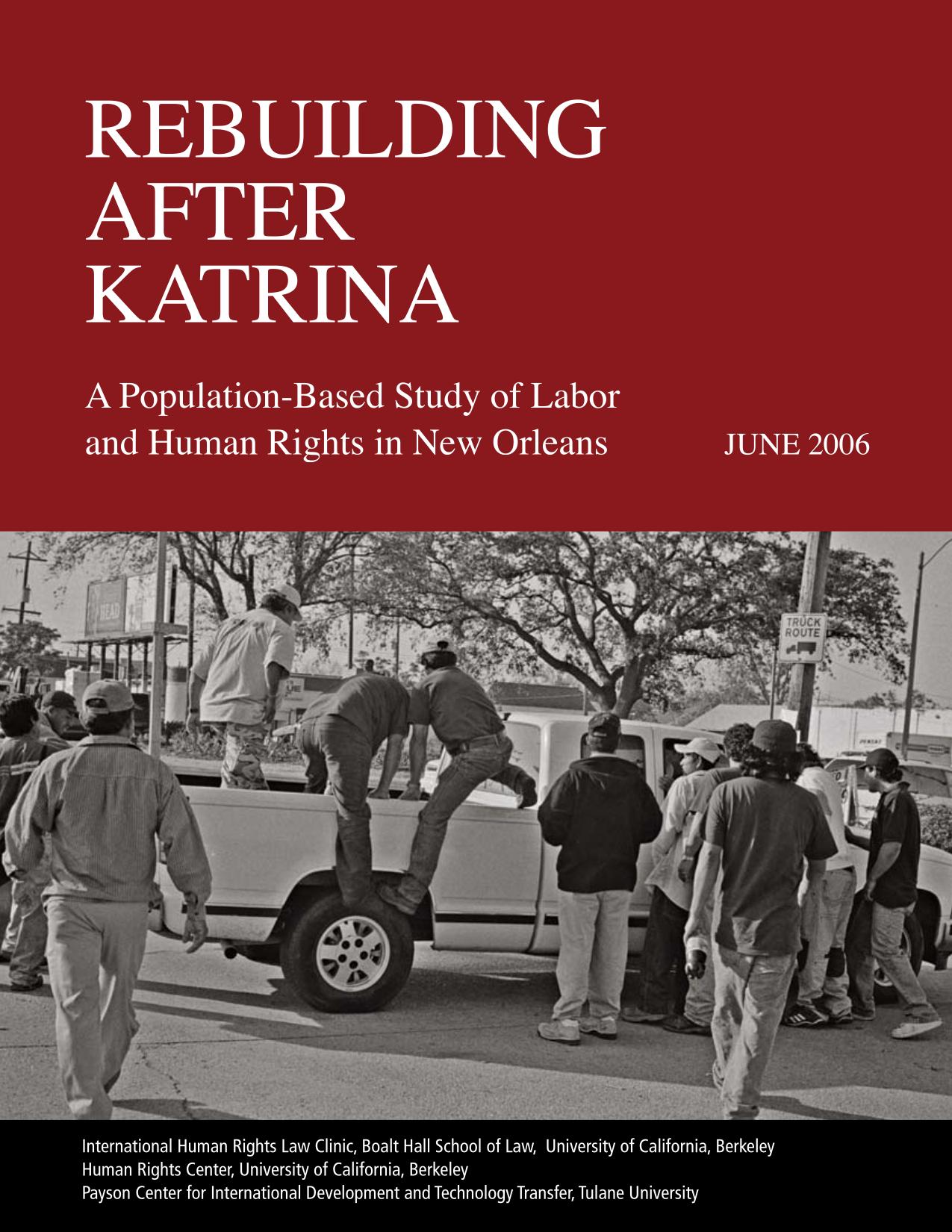 Rebuilding After Katrina