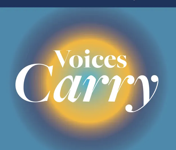 Berkeley Law Voices Carry logo.